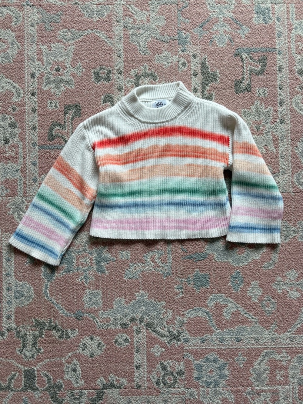 Lola + the Boys Rainbow Sweater